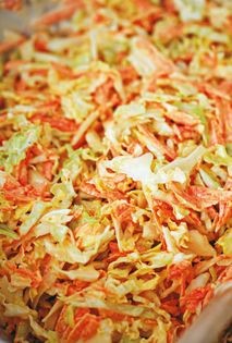Stupid-easy cole slaw