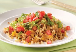 Success rice one-pan taco dinner