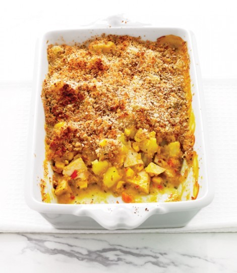 Succotash turkey bake