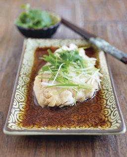 Succulent steamed fish fillets