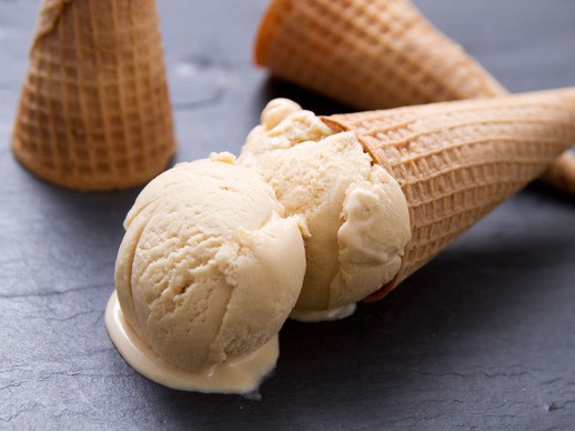 Sugar cone ice cream
