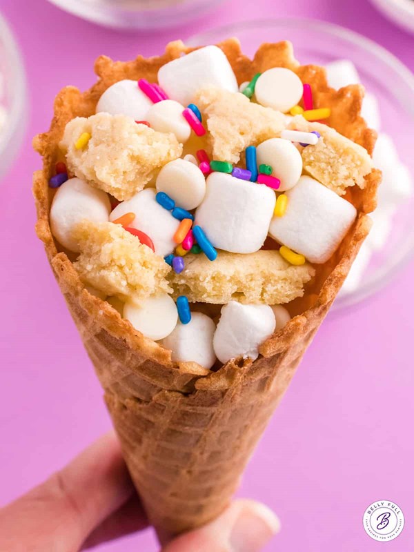 Sugar cookie campfire cones