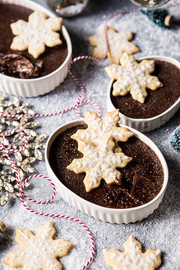 Sugar cookie chocolate crème brûlée