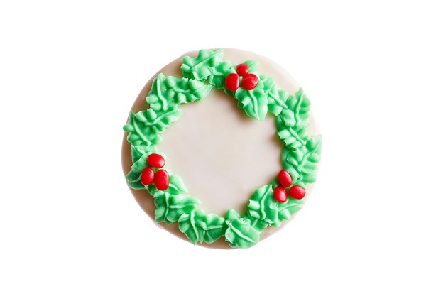 Sugar cookie wreaths