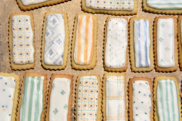 Sugar cookies with royal icing