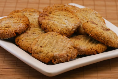 Sugar-free and gluten-free cookies recipe with almond and flaxseed meal