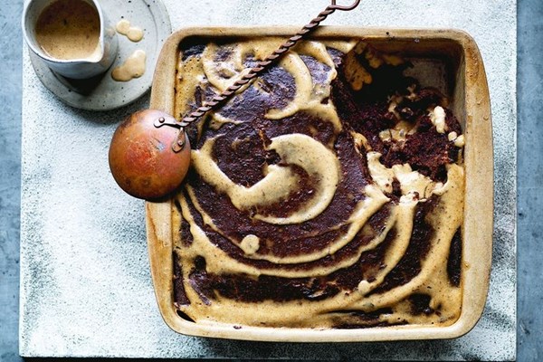 Sugar-free chocolate & sticky date pudding