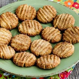 Sugar-free flourless cookies with almond flour and flaxseed 