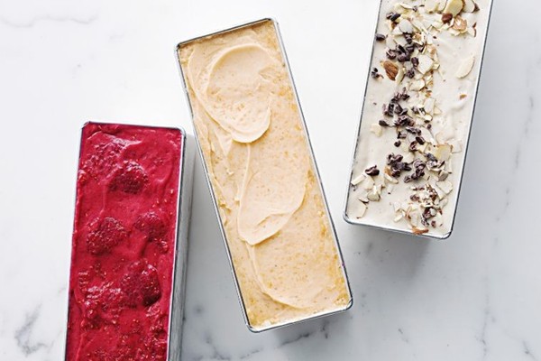 Sugar-free raspberry sorbet