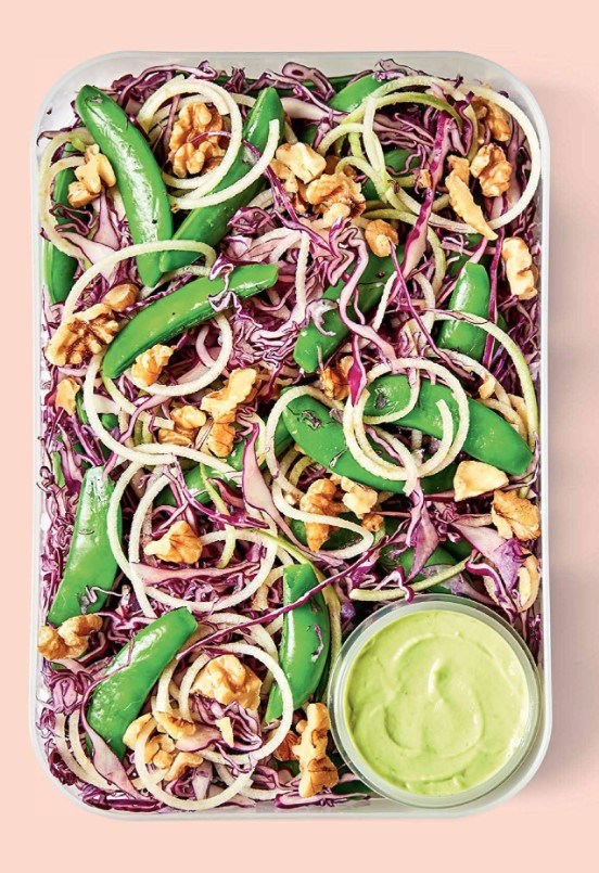Sugar snap & apple slaw