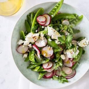Sugar snap pea salad