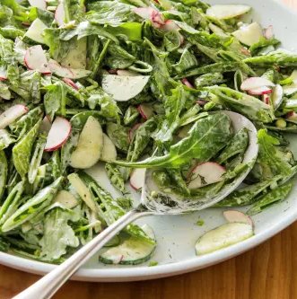 Sugar snap pea salad