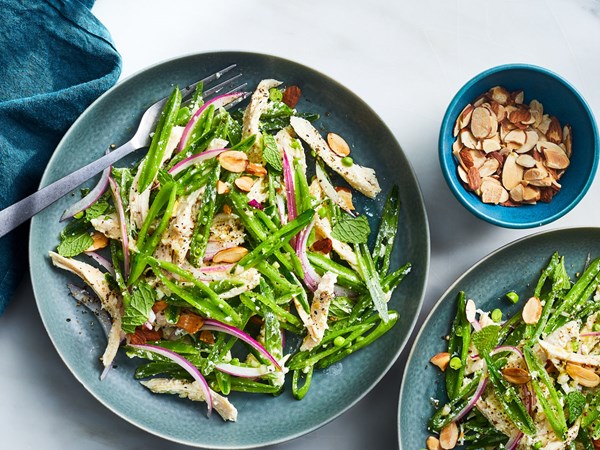 Sugar snap pea salad