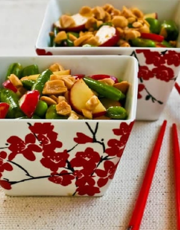 Sugar snap pea salad