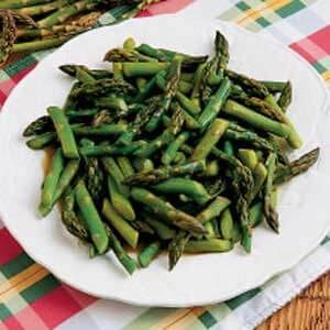 Sugared asparagus 