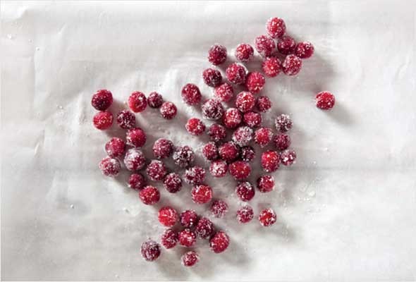 Sugared cranberries