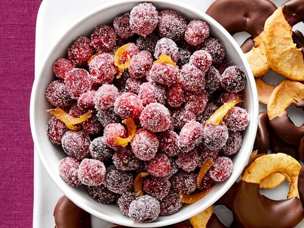 Sugared cranberries