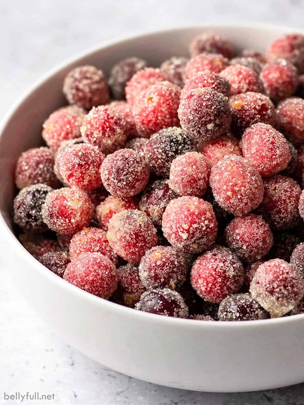 Sugared cranberries