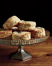 Sugared lemon-rosemary scones