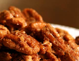 Sugared pecans