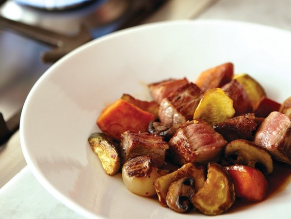 Sukiyaki in an American kitchen from 'Hiroko's American Kitchen' (Cook the Book)