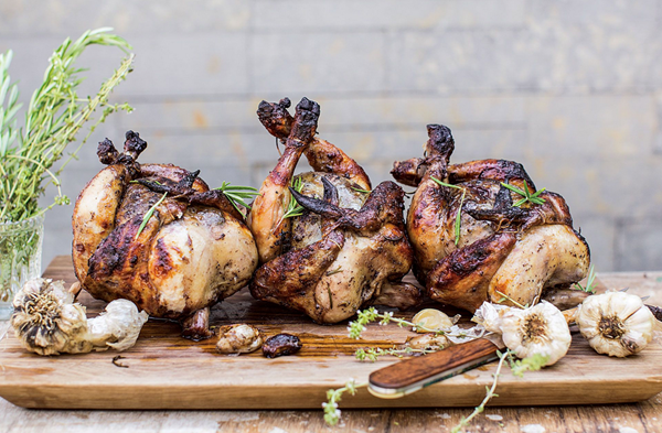 Sumac roast chicken with lemon and garlic