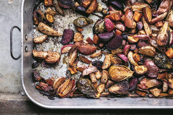 Sumac roasted vegetables with fennel seeds