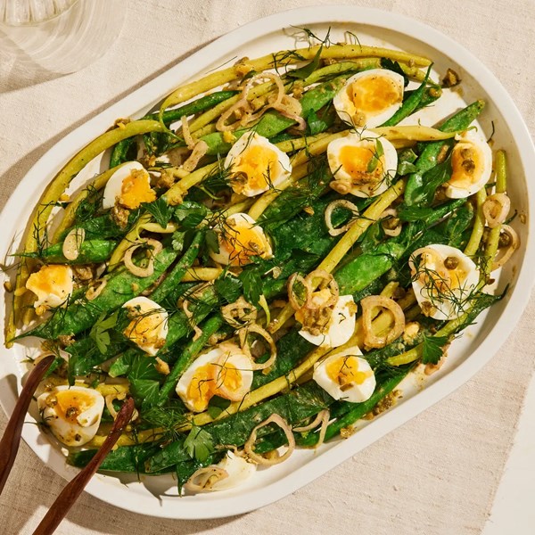 Summer bean gribiche