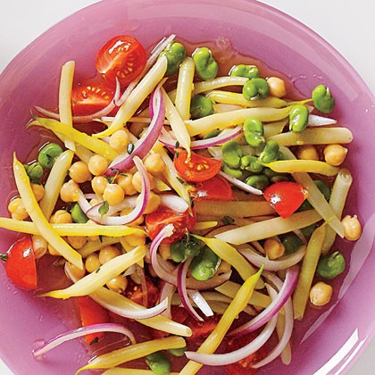 Summer bean salad