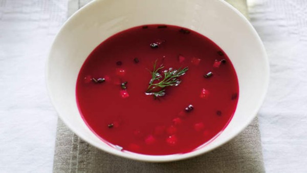Summer beetroot soup