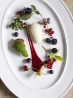 Summer berries & elderflower sorbet