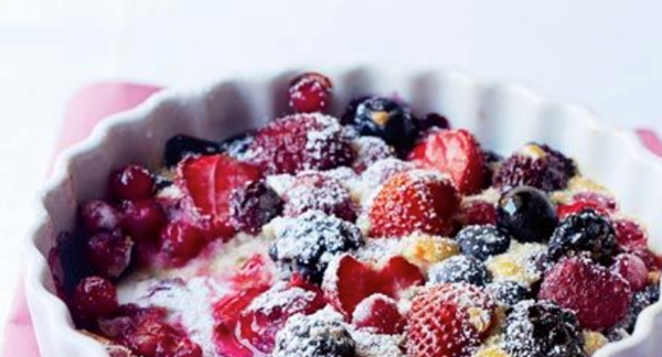 Summer berry cake