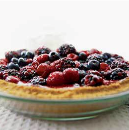 Summer berry pie