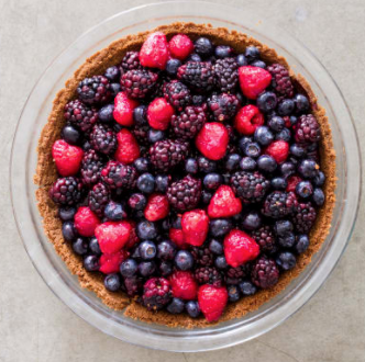 Summer berry pie