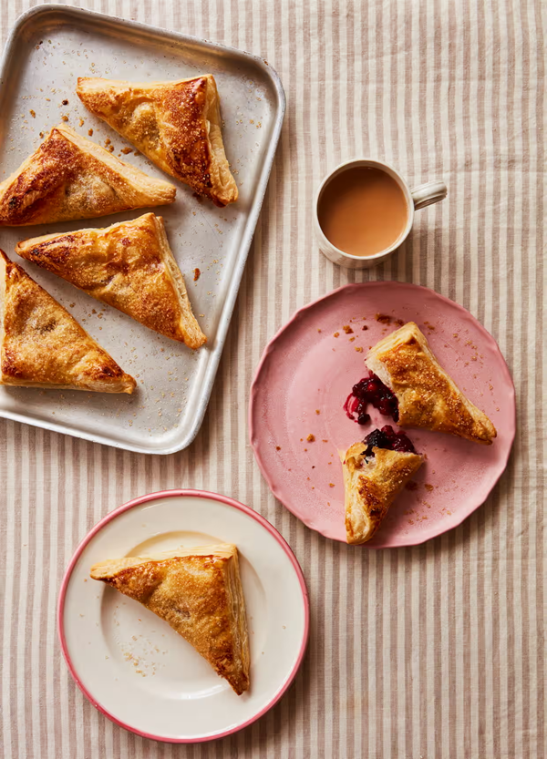 Summer berry turnovers