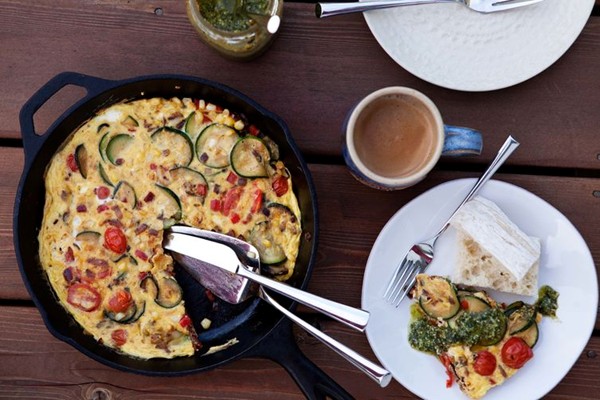 Summer bounty frittata