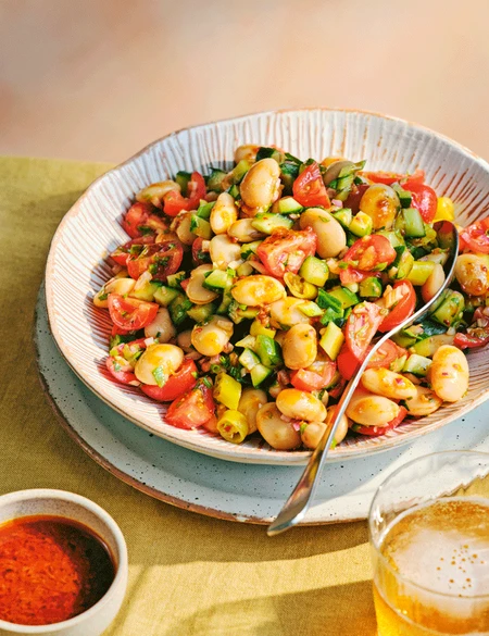 Summer butterbean salad