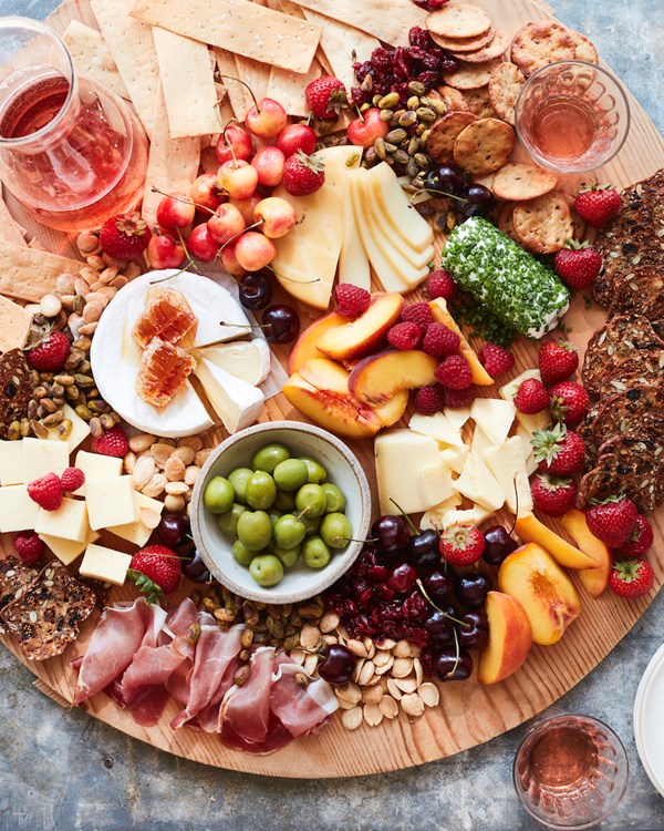 Summer cheese board