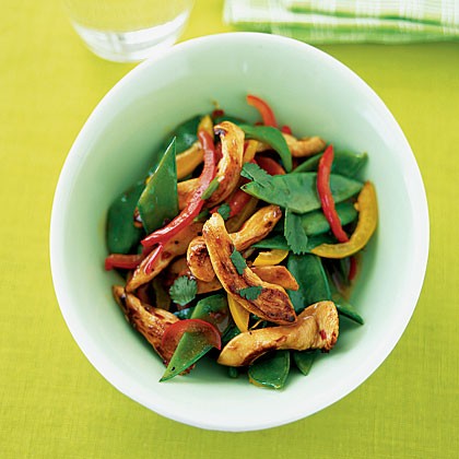 Summer chicken stir-fry