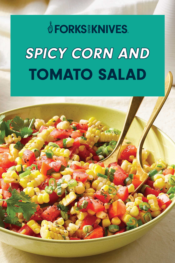 Summer corn and tomato salad 