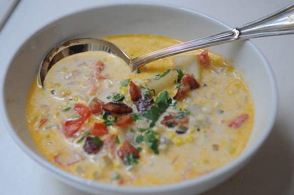 Summer corn chowder