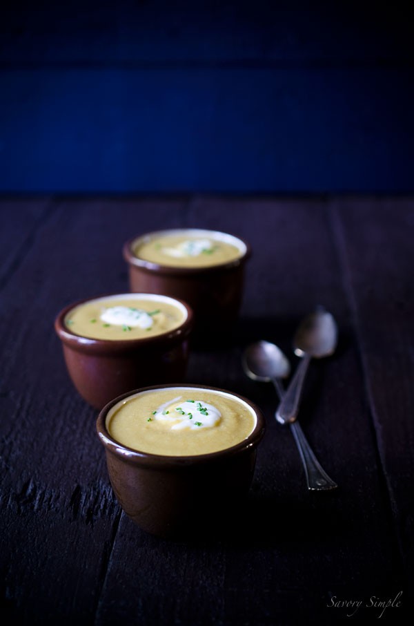 Summer corn soup