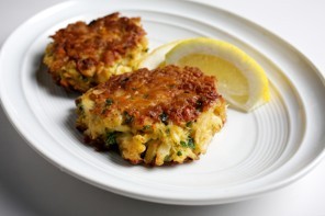 Summer crab cakes