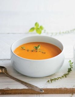 Summer cream of tomato soup