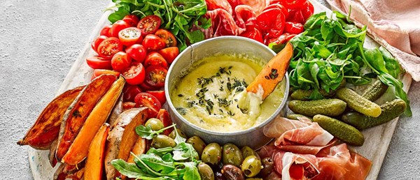 Summer deli board