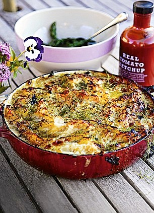 Summer fish pie