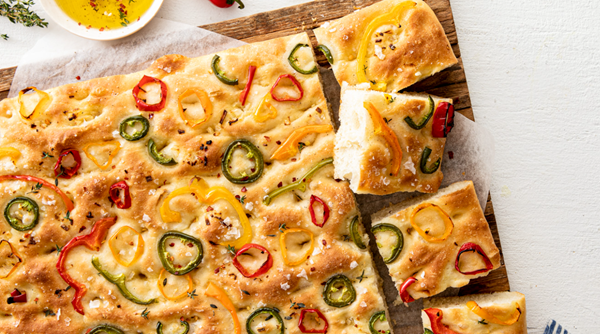 Summer focaccia