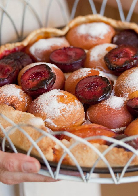 Summer fruit crostata