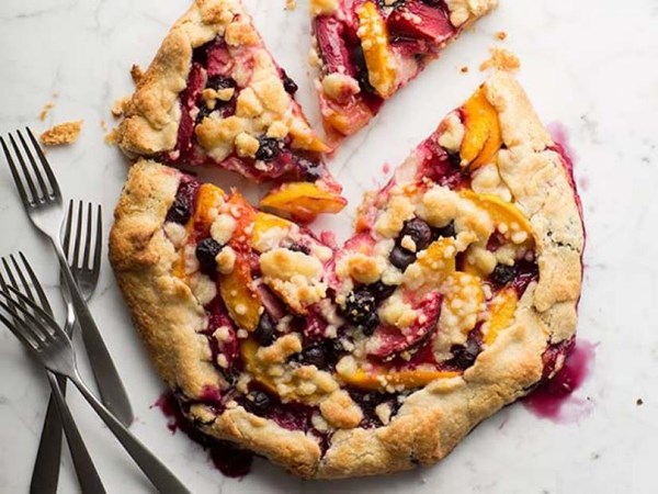 Summer fruit crostata