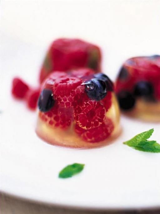 Summer fruit jellies
